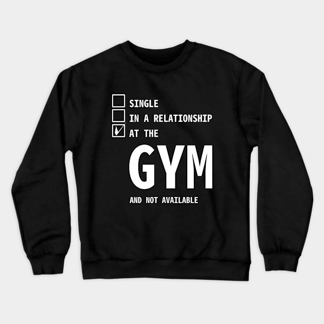 IN LOVE WITH GYM Crewneck Sweatshirt by MoreThanThat